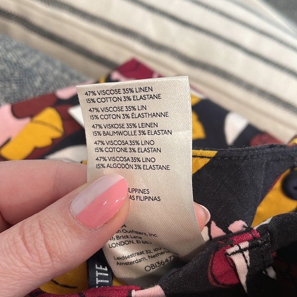 Anthropologie Maeve The Colette Cropped Wide Leg Trousers - Picture 6 of 6